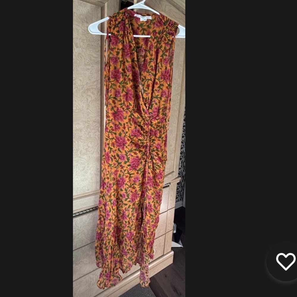 Veronica Beard Dovima floral print maxi dress Sz 4